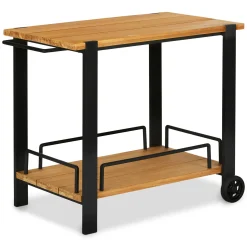 Hulst Outdoor Bar Cart - Teak