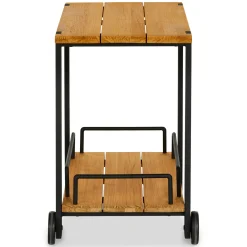 Hulst Outdoor Bar Cart - Teak