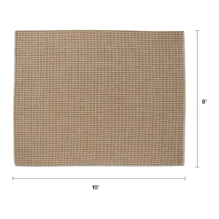 Hundur 8 x 10 Indoor/Outdoor Rug - Houndstooth