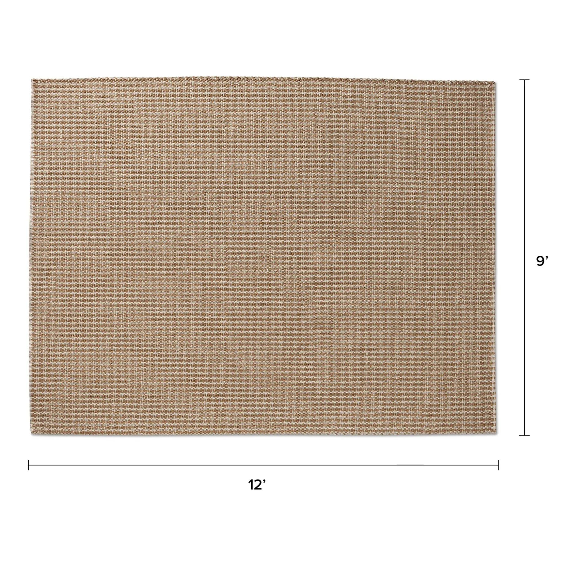 Hundur 9 x 12 Indoor/Outdoor Rug - Houndstooth