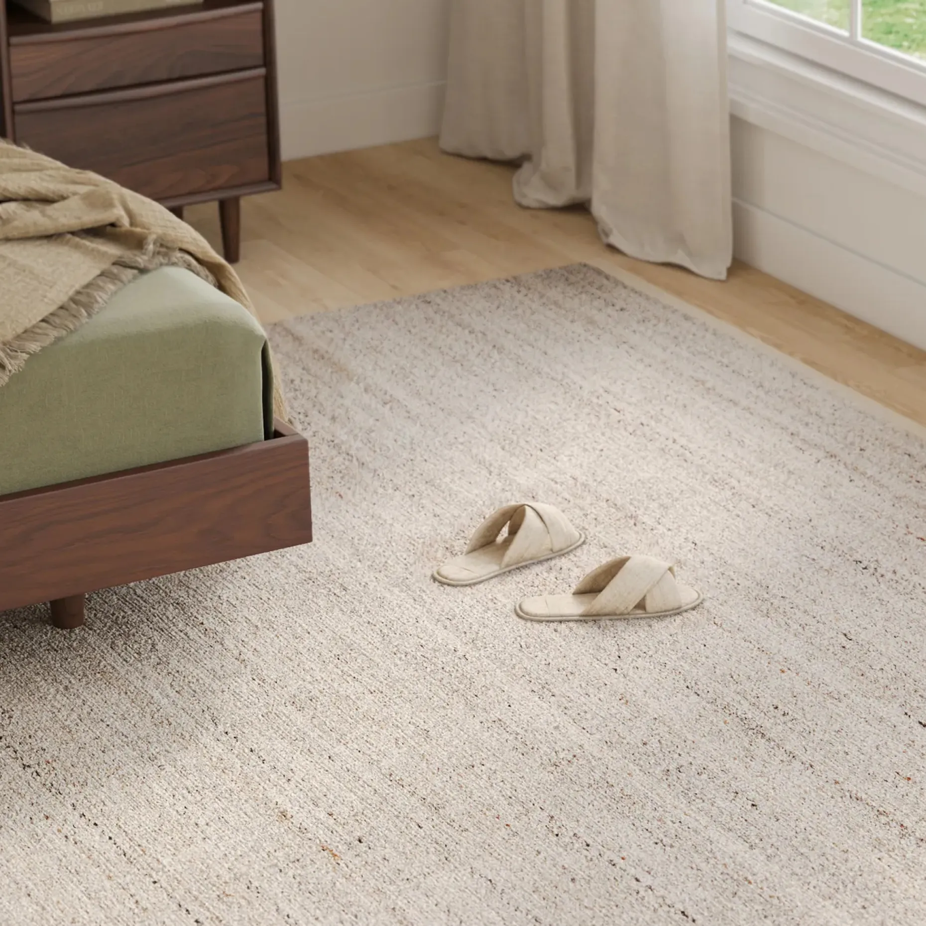 Hurley 8 x 10 Performance Rug - Beige Fleck