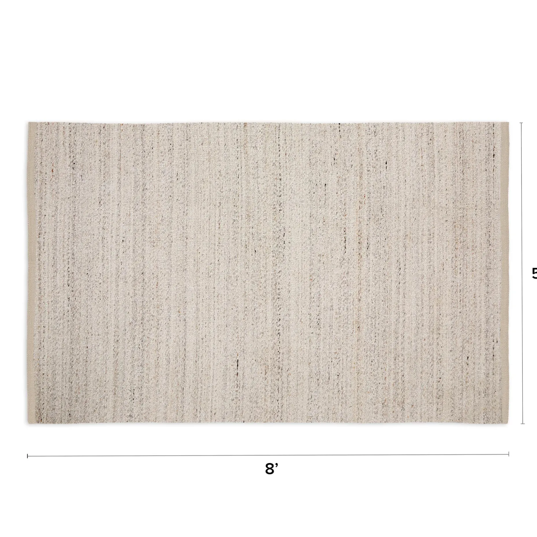 Hurley 5 x 8 Performance Rug - Beige Fleck