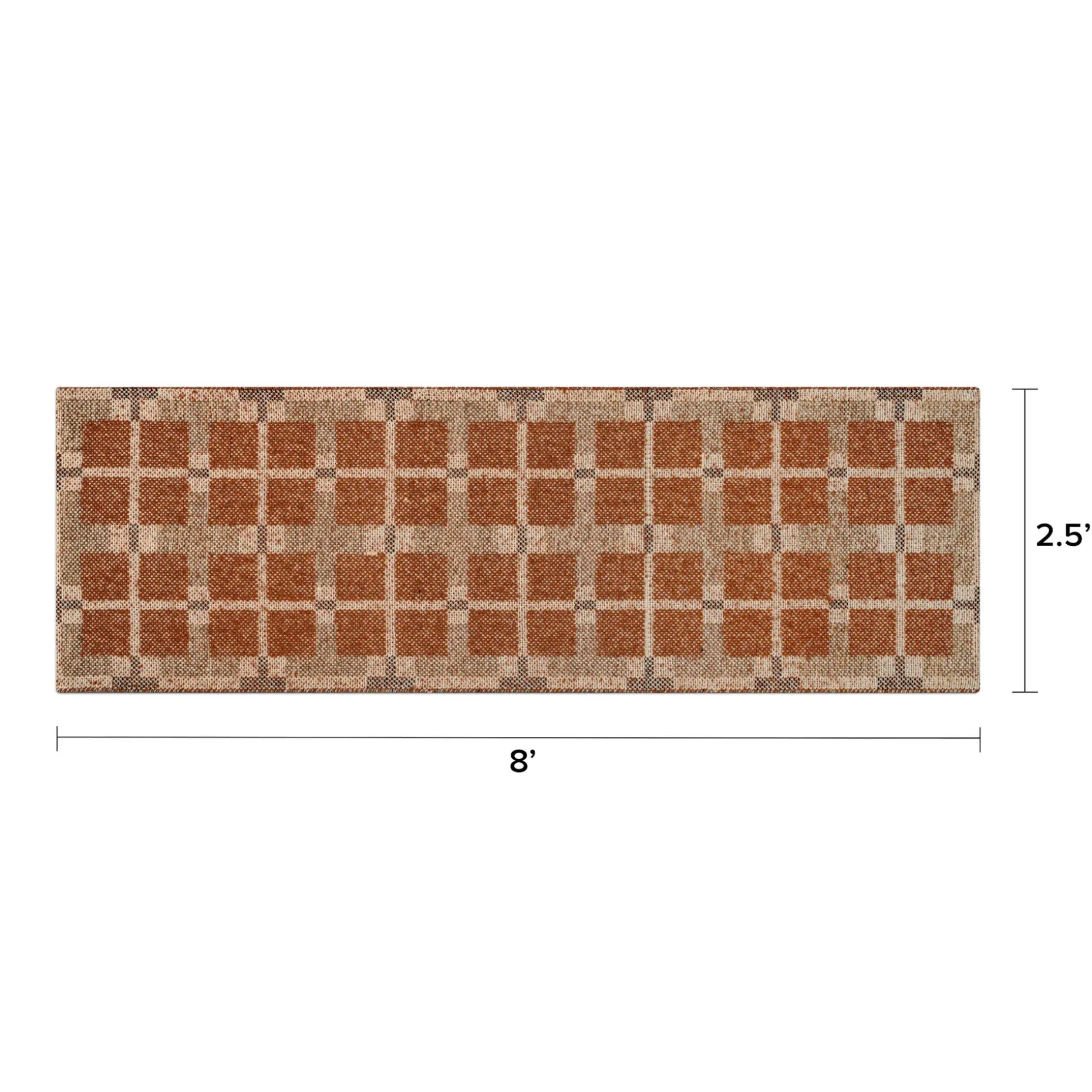 Ilford 2.5 x 8 Kitchen Runner - Windowpane