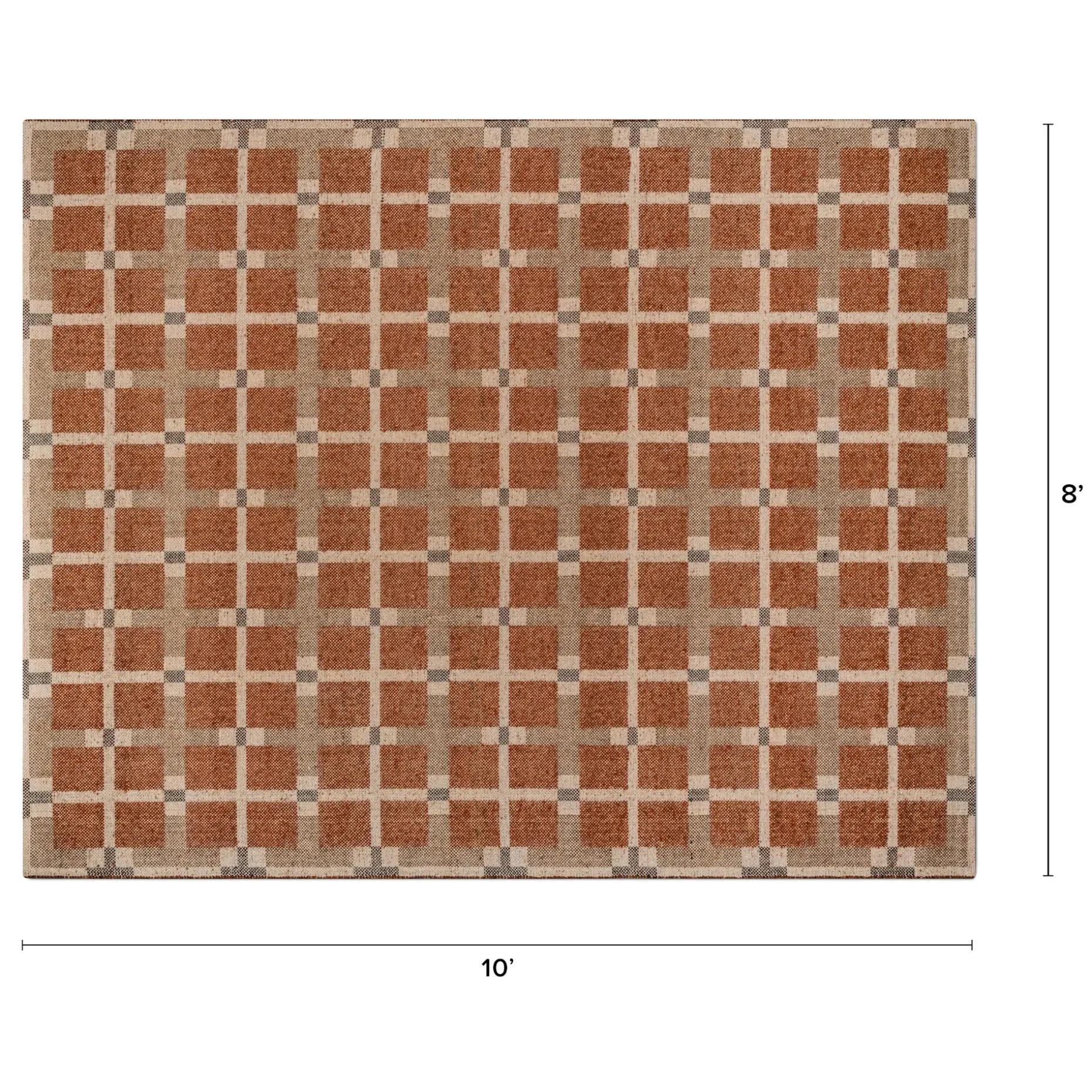 Ilford 8 x 10 Rug - Windowpane