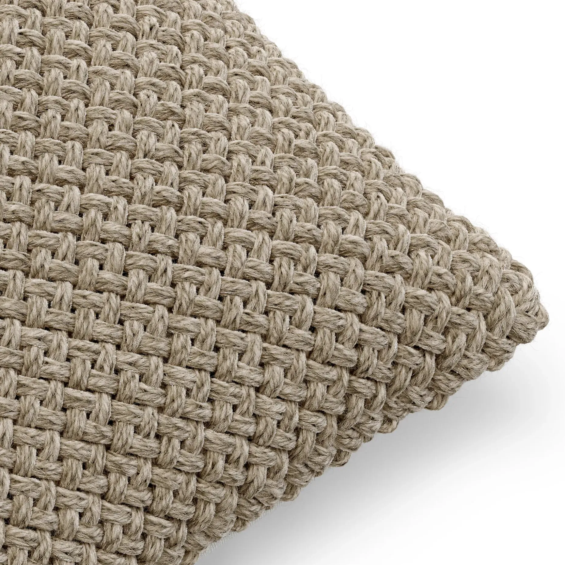 Irving Indoor/Outdoor Pillow - Natural Weave