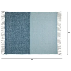 Jadara Throw - Peacock Blue