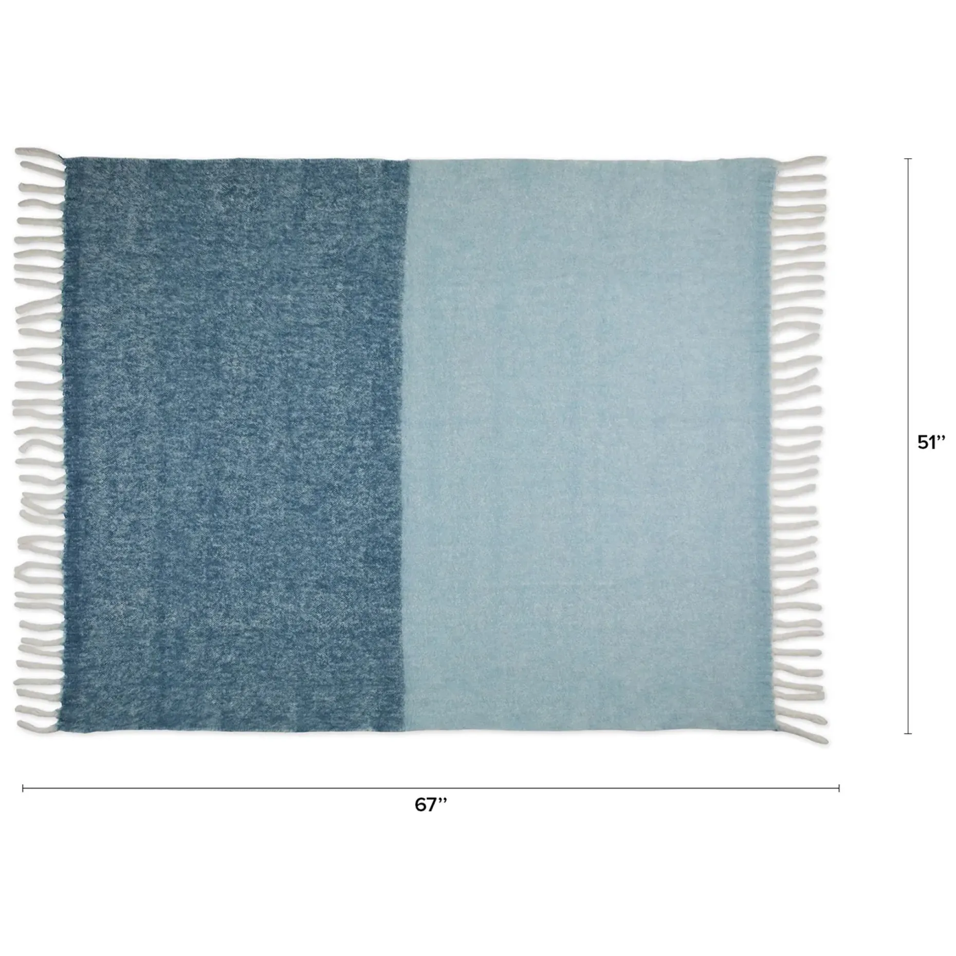 Jadara Throw - Peacock Blue