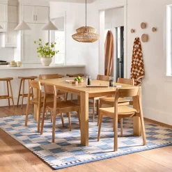 Jaris 8 x 10 Rug - Blue Quilt Checks