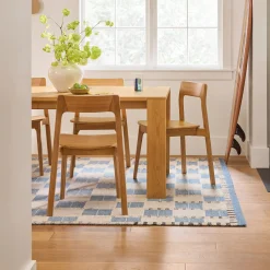 Jaris 8 x 10 Rug - Blue Quilt Checks