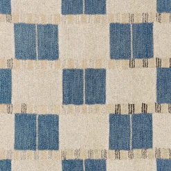 Jaris 5 x 8 Rug - Blue Quilt Checks