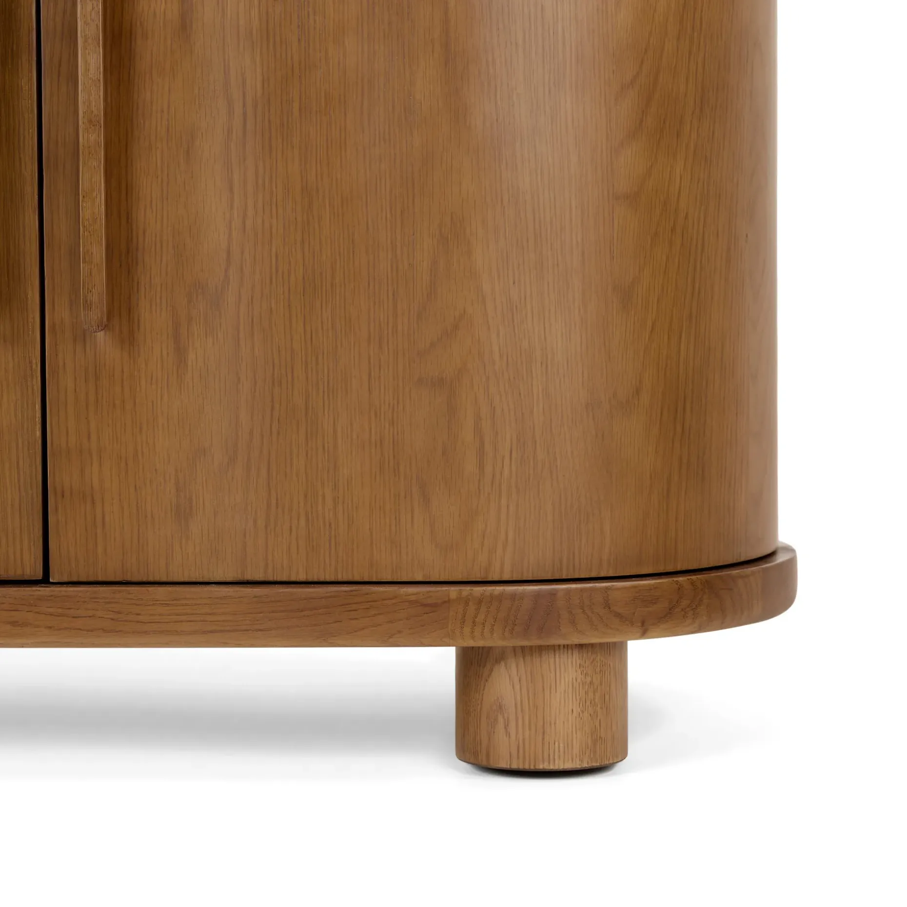 Jens 38" Bar Cabinet - Smoked Oak