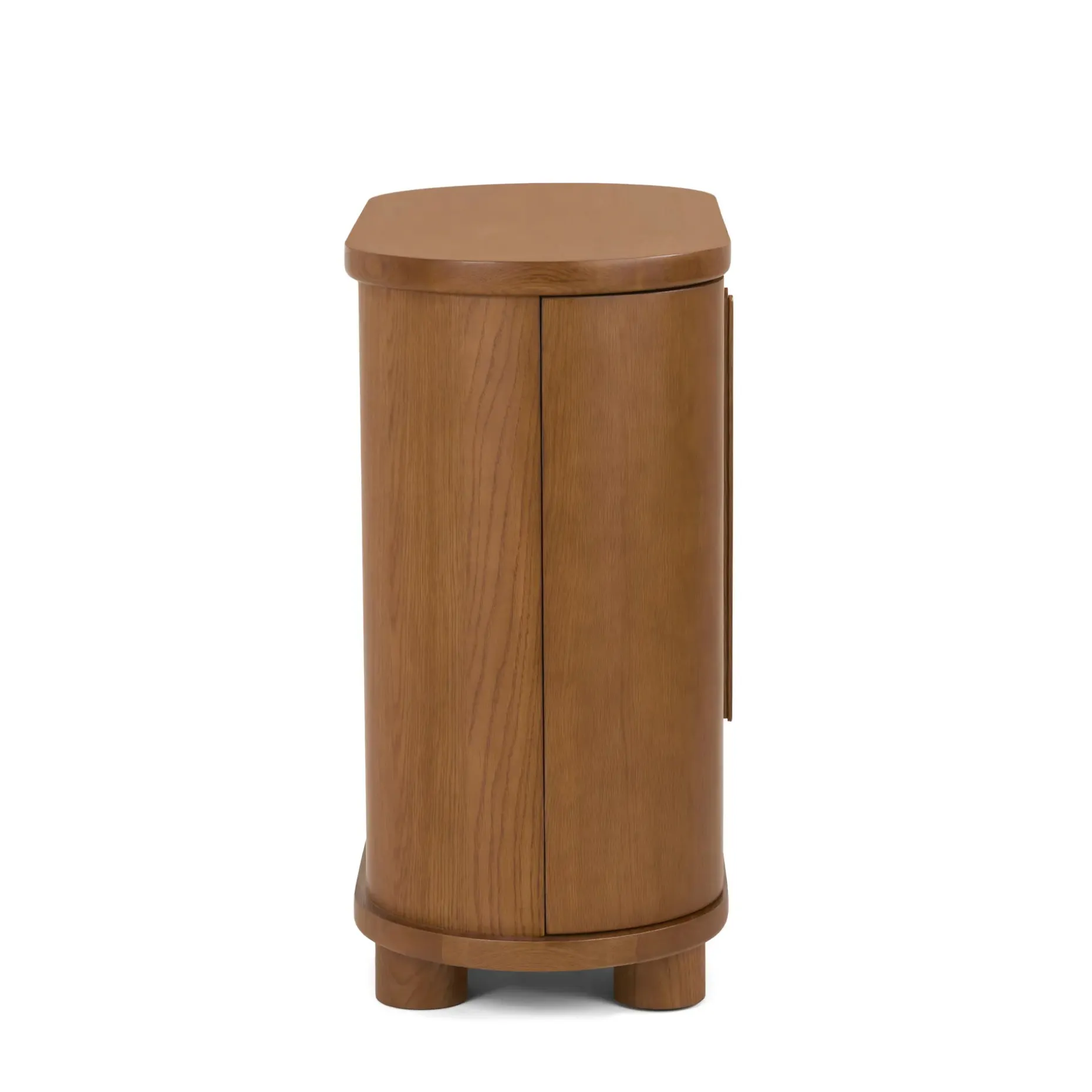 Jens 38" Bar Cabinet - Smoked Oak
