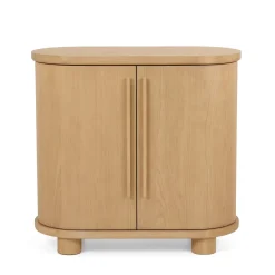 Jens 38" Bar Cabinet - White Oak