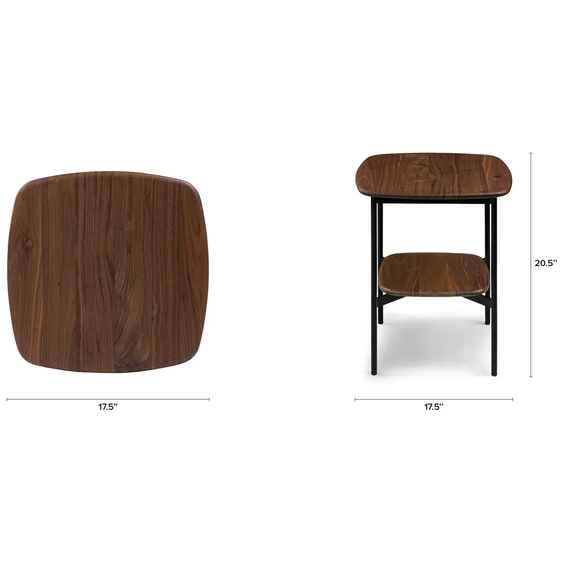 Jeppa Side Table - Walnut