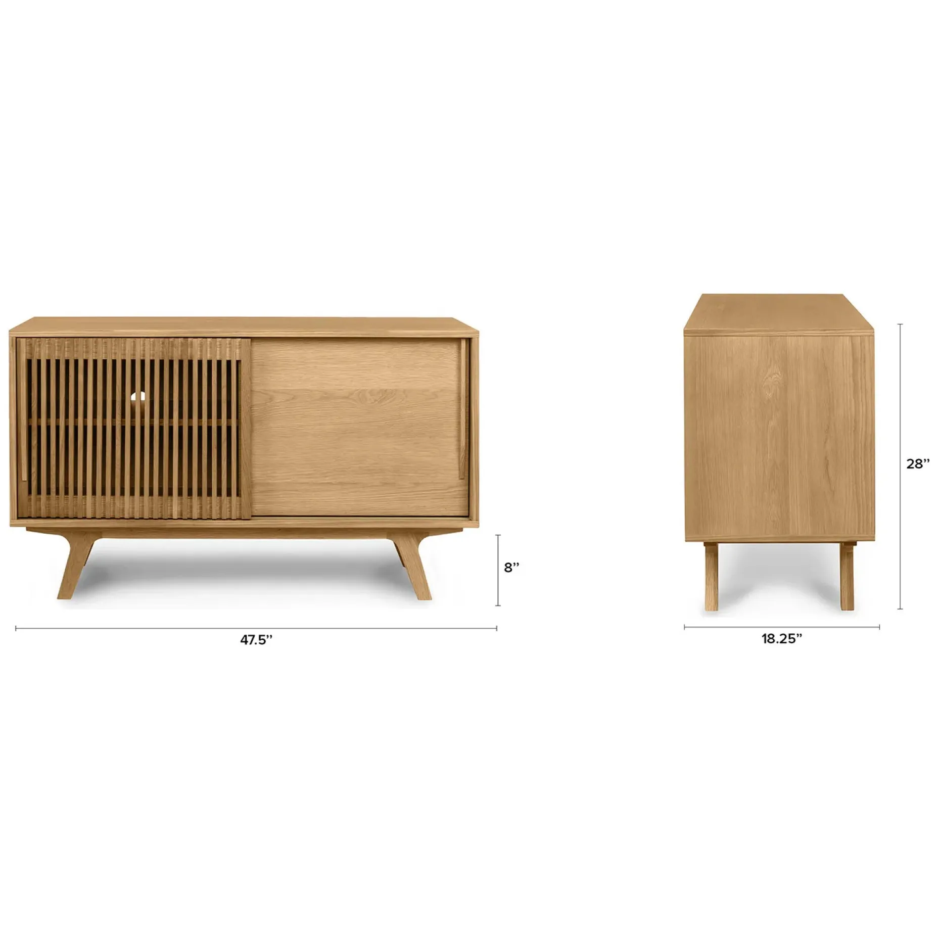 Jokuna 47.5" Media Unit - Oak