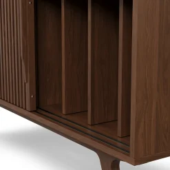 Jokuna 48" Vinyl Media Unit - Walnut