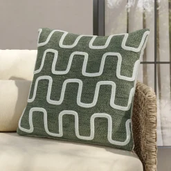 Jona Indoor/Outdoor Pillow - Sea Green