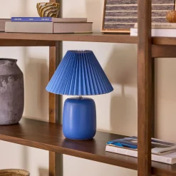 Joplin Table Lamp - Ceramic Cerulean
