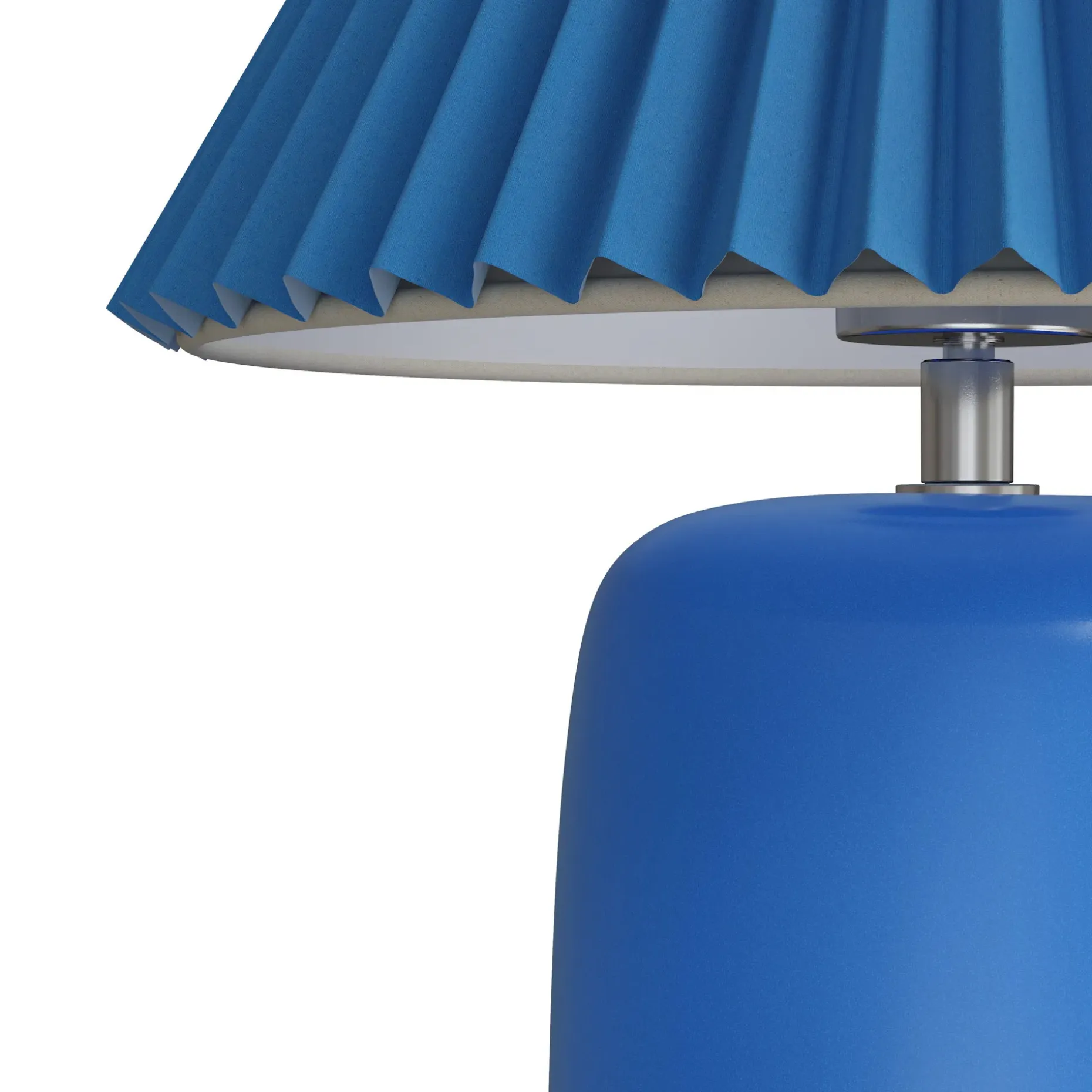 Joplin Table Lamp - Ceramic Cerulean