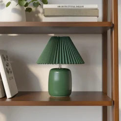 Joplin Table Lamp - Ceramic Evergreen