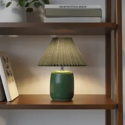 Joplin Table Lamp - Ceramic Evergreen