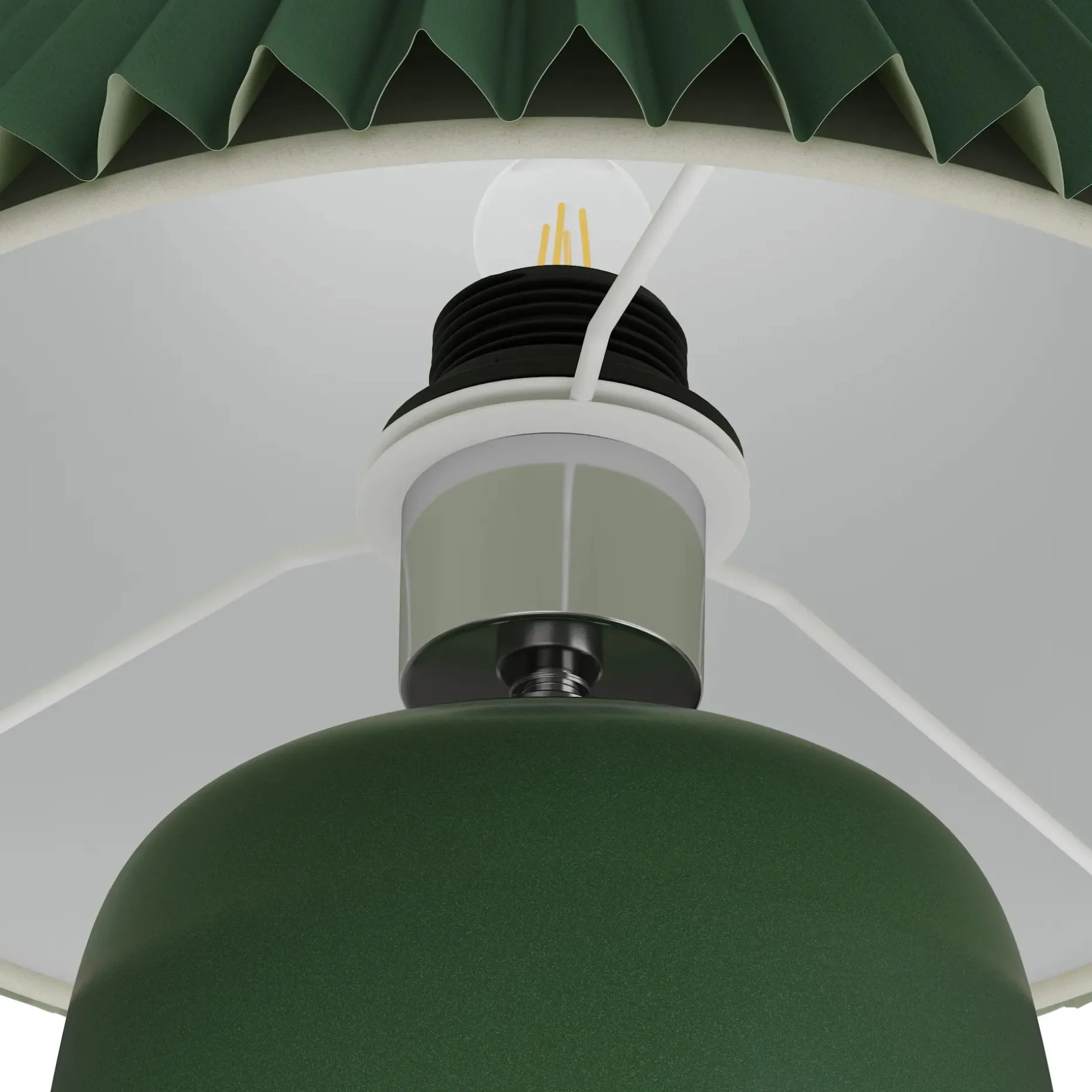 Joplin Table Lamp - Ceramic Evergreen