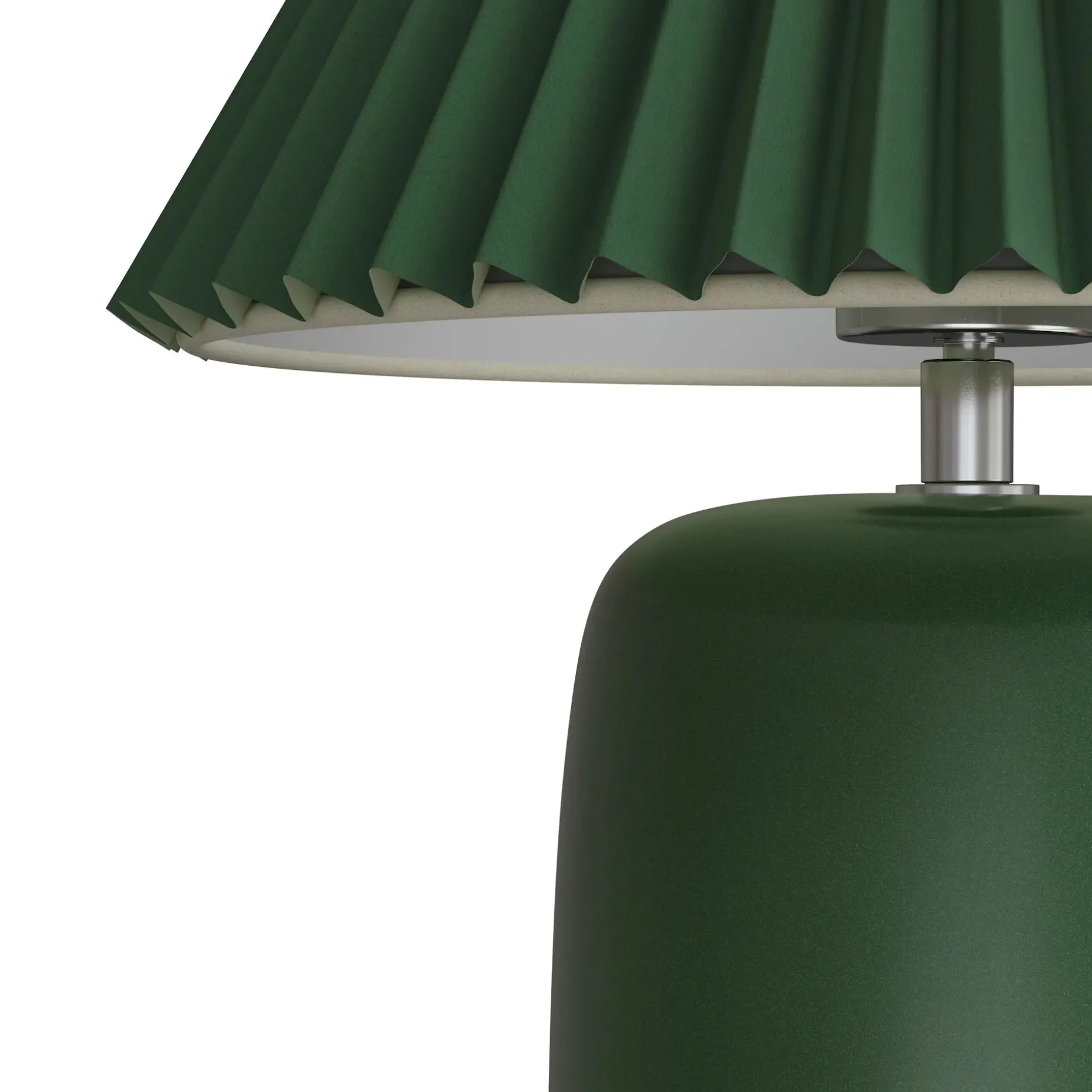 Joplin Table Lamp - Ceramic Evergreen