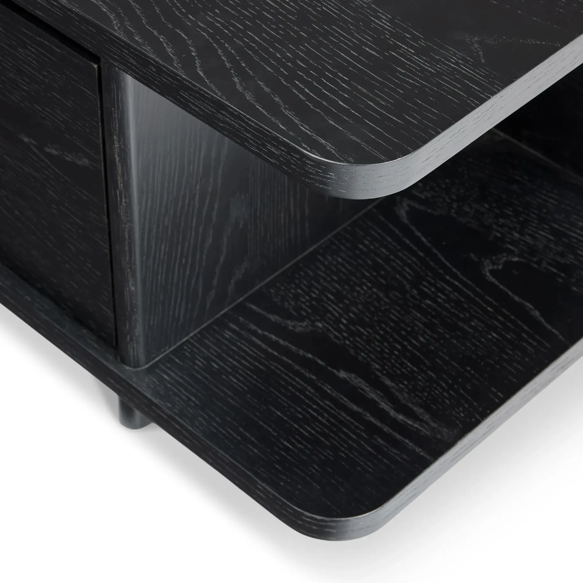 Judith 79" Low Media Unit - Black