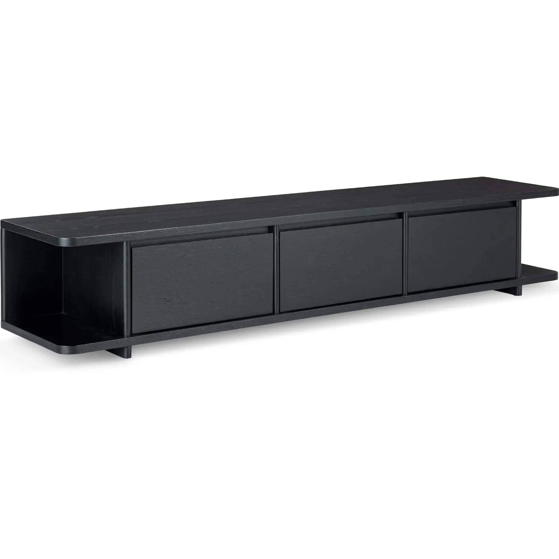 Judith 79" Low Media Unit - Black