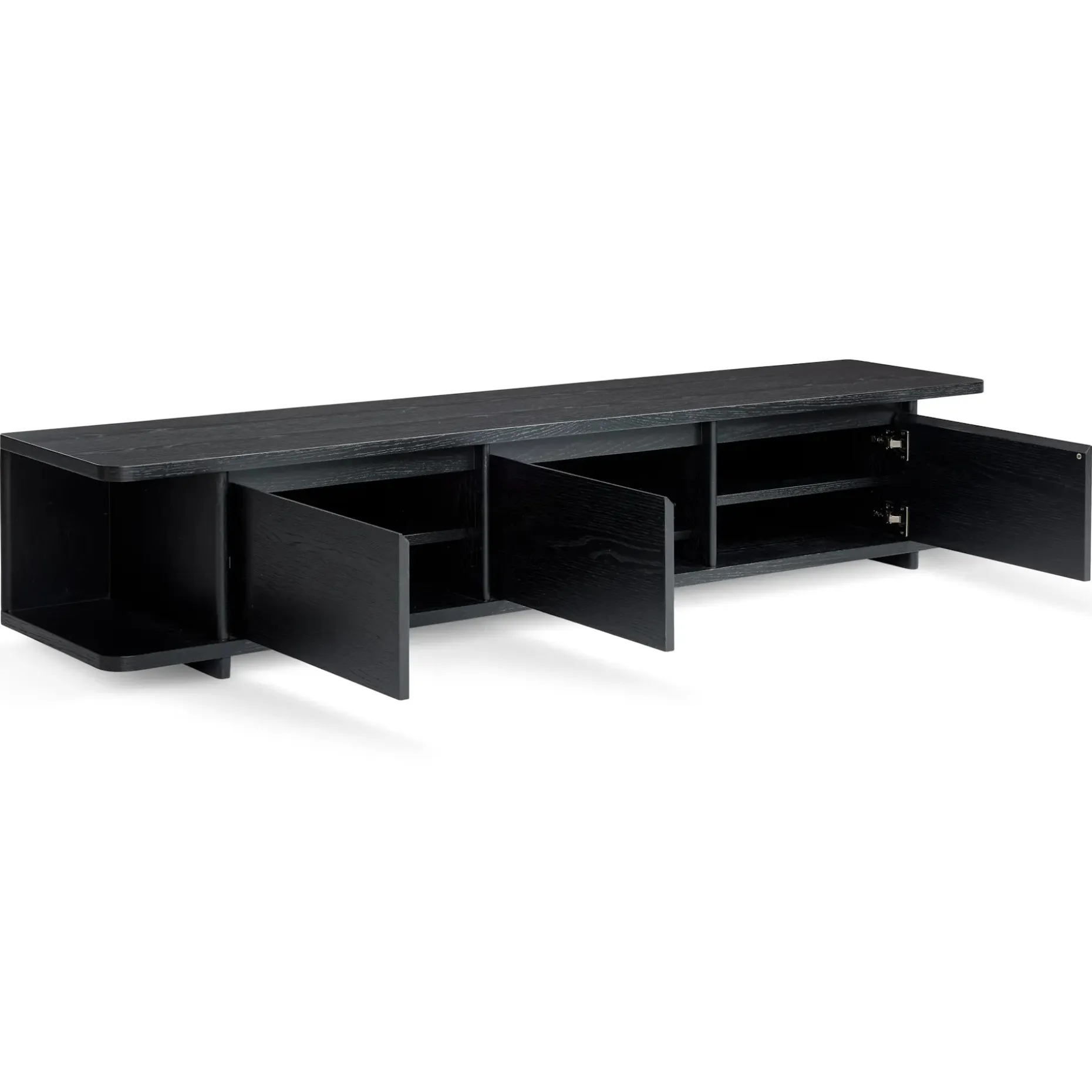 Judith 79" Low Media Unit - Black
