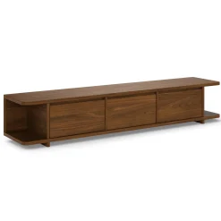 Judith 79" Low Media Unit - Walnut