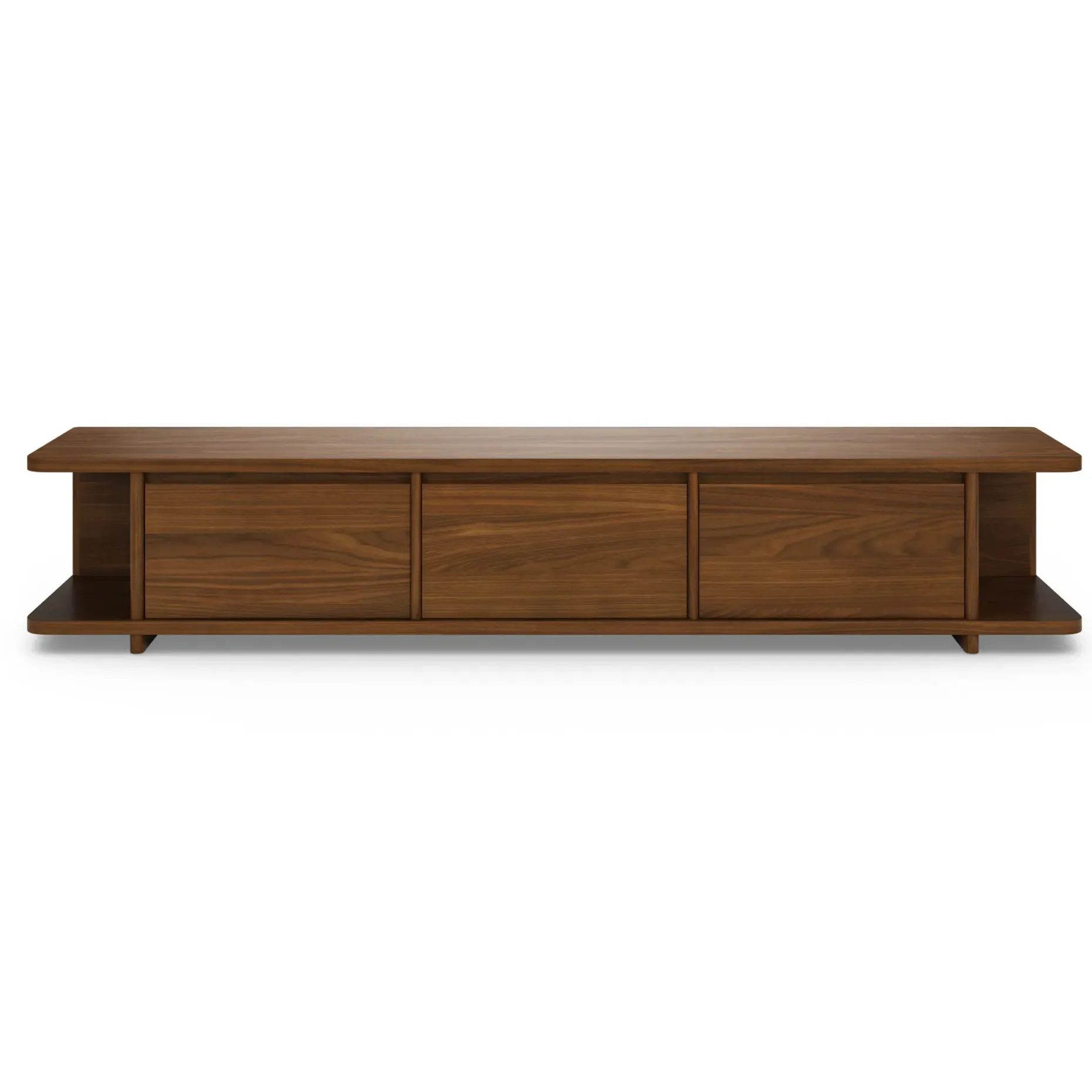 Judith 79" Low Media Unit - Walnut