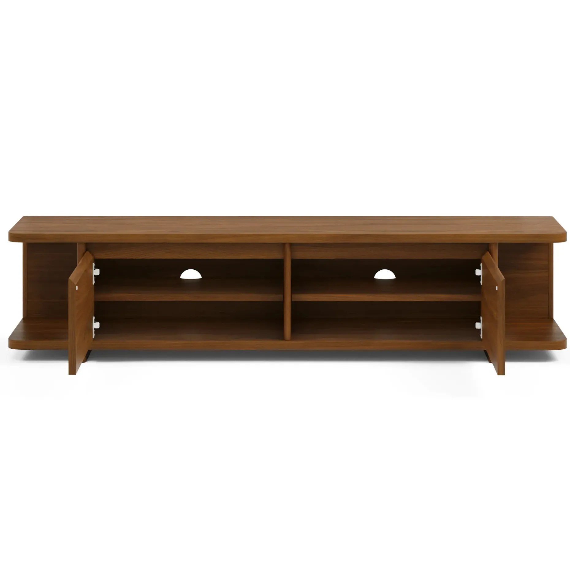 Judith 63" Low Media Unit - Walnut