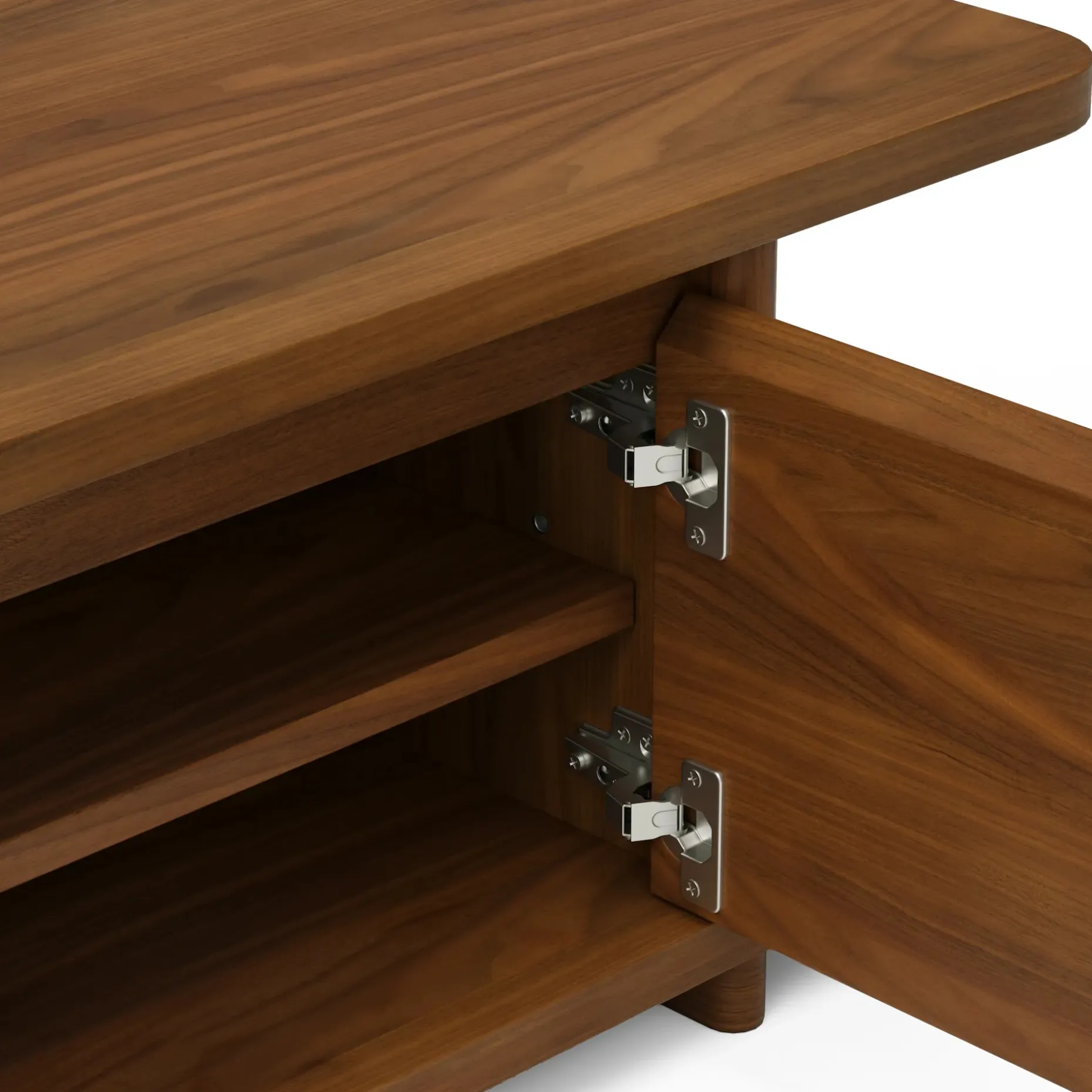Judith 63" Low Media Unit - Walnut