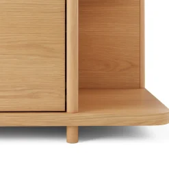 Judith 63" Low Media Unit - White Oak