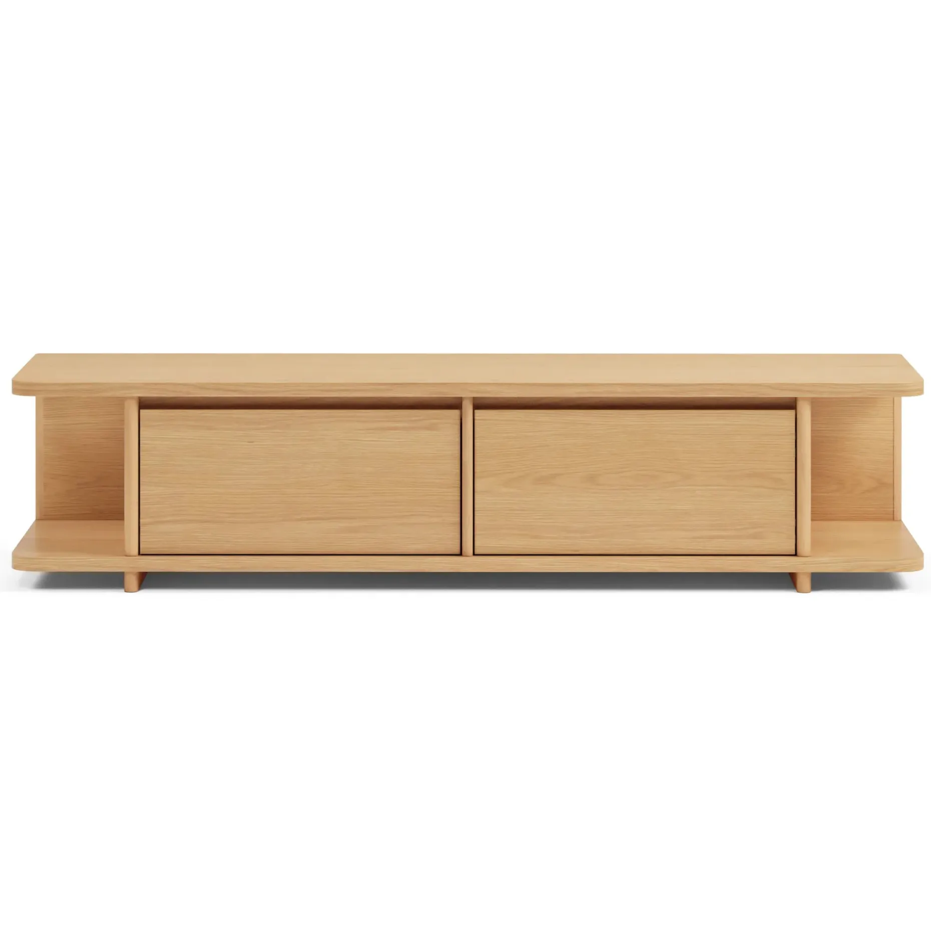 Judith 63" Low Media Unit - White Oak