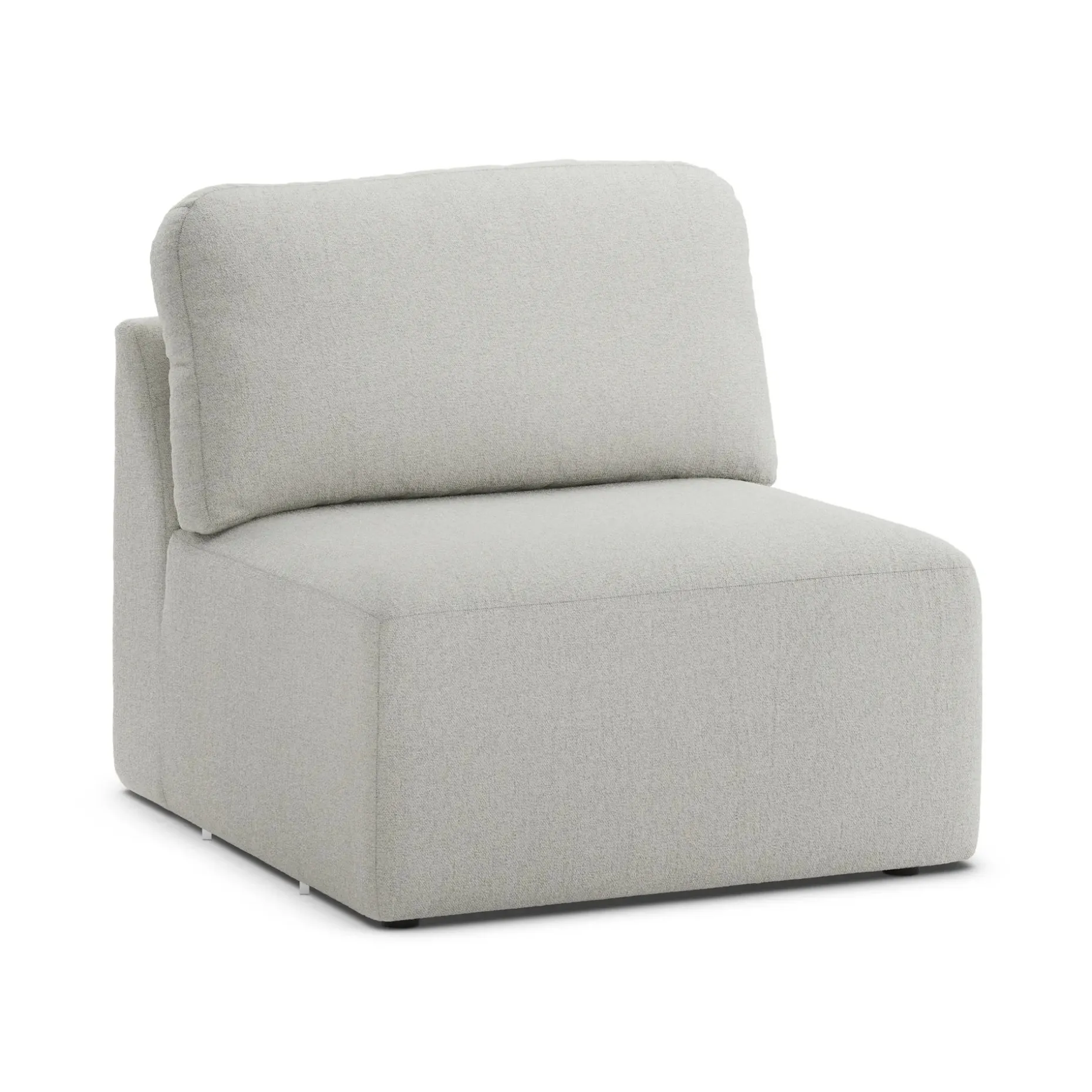Juni 34" Armless Chair Module - Clover Ivory
