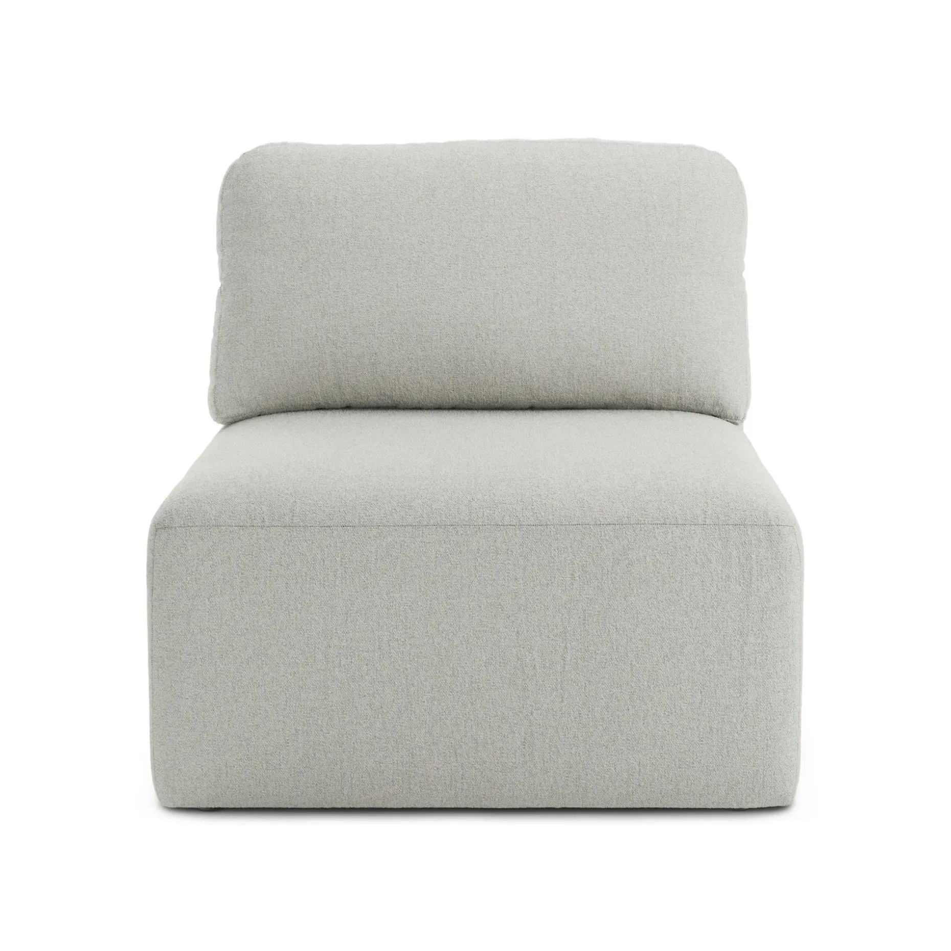 Juni 34" Armless Chair Module - Clover Ivory