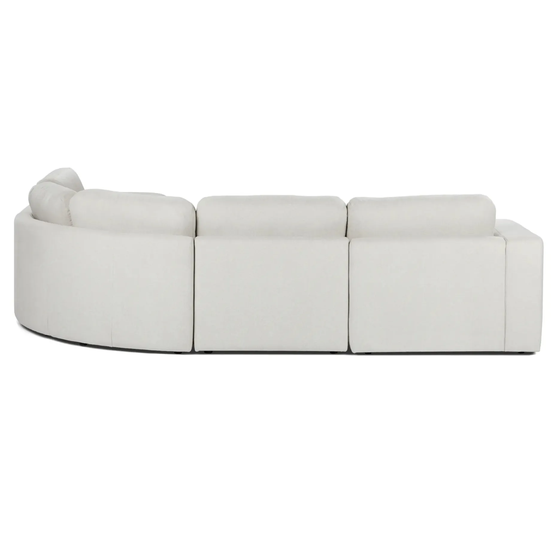 Juni 124.5" Left Conversational Sectional - Clover Ivory