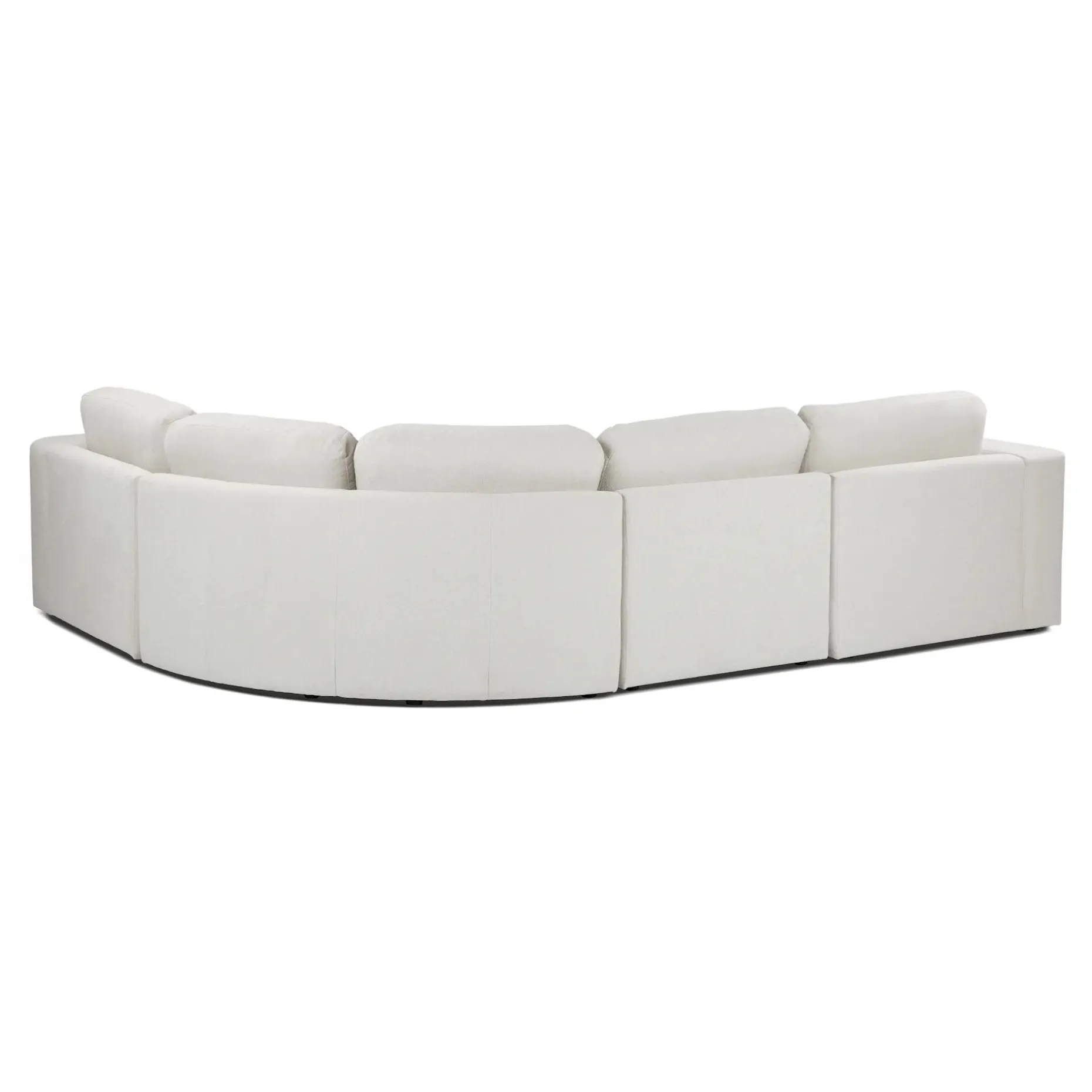 Juni 124.5" Left Conversational Sectional - Clover Ivory