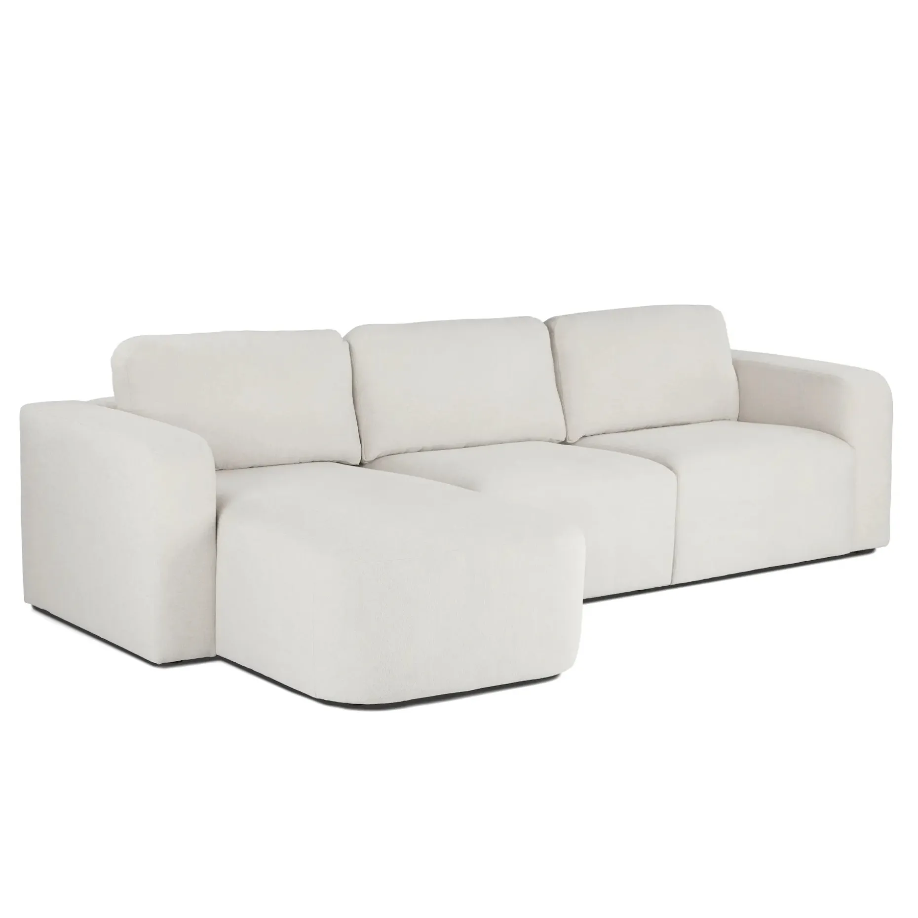 Juni 120.5" Left Sectional - Clover Ivory