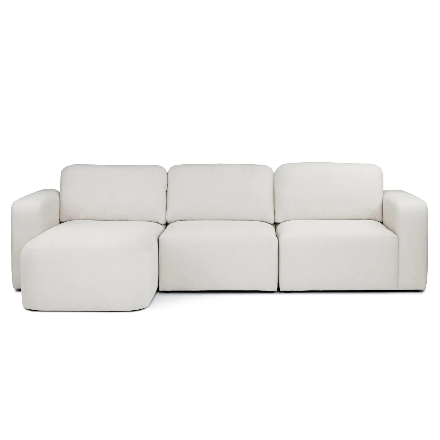 Juni 120.5" Left Sectional - Clover Ivory