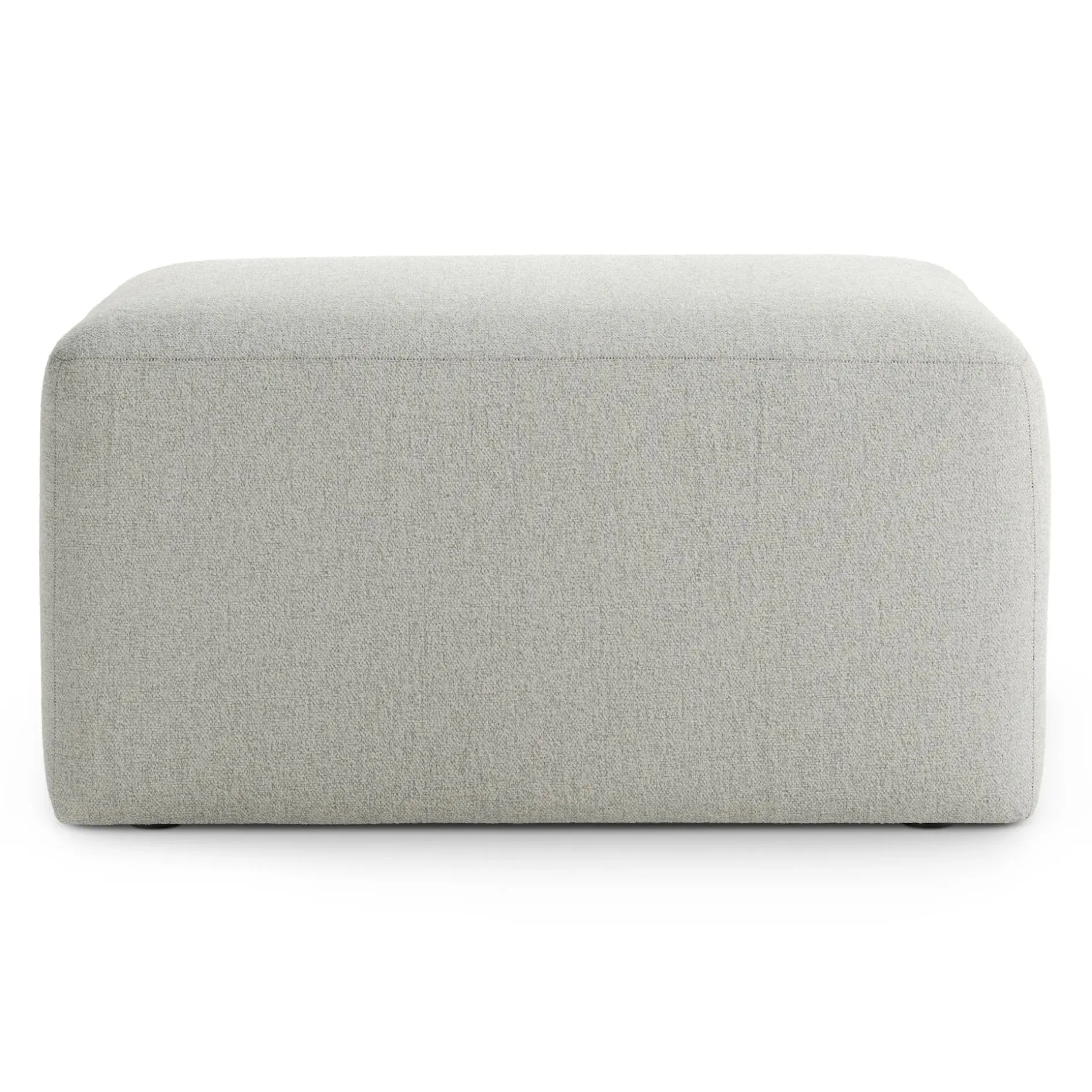 Juni 34" Ottoman - Clover Ivory