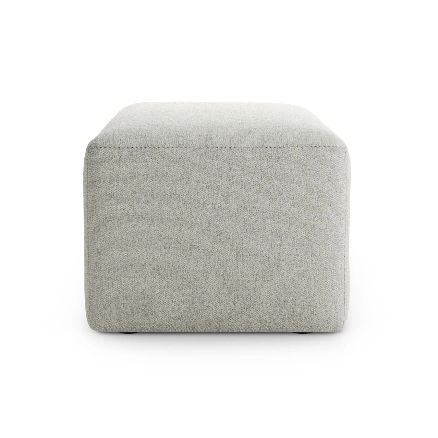 Juni 34" Ottoman - Clover Ivory