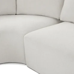 Juni 124.5" Right Conversational Sectional - Clover Ivory