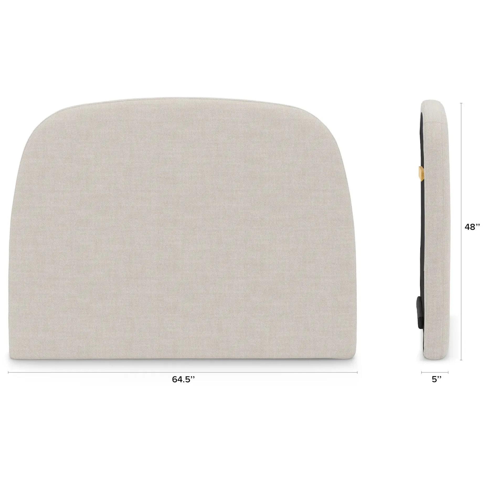 Kaleo Full Headboard - Clay Taupe