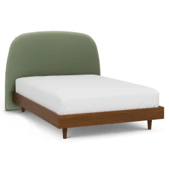 Kaleo Full Velvet Headboard - Plush Pacific Sage