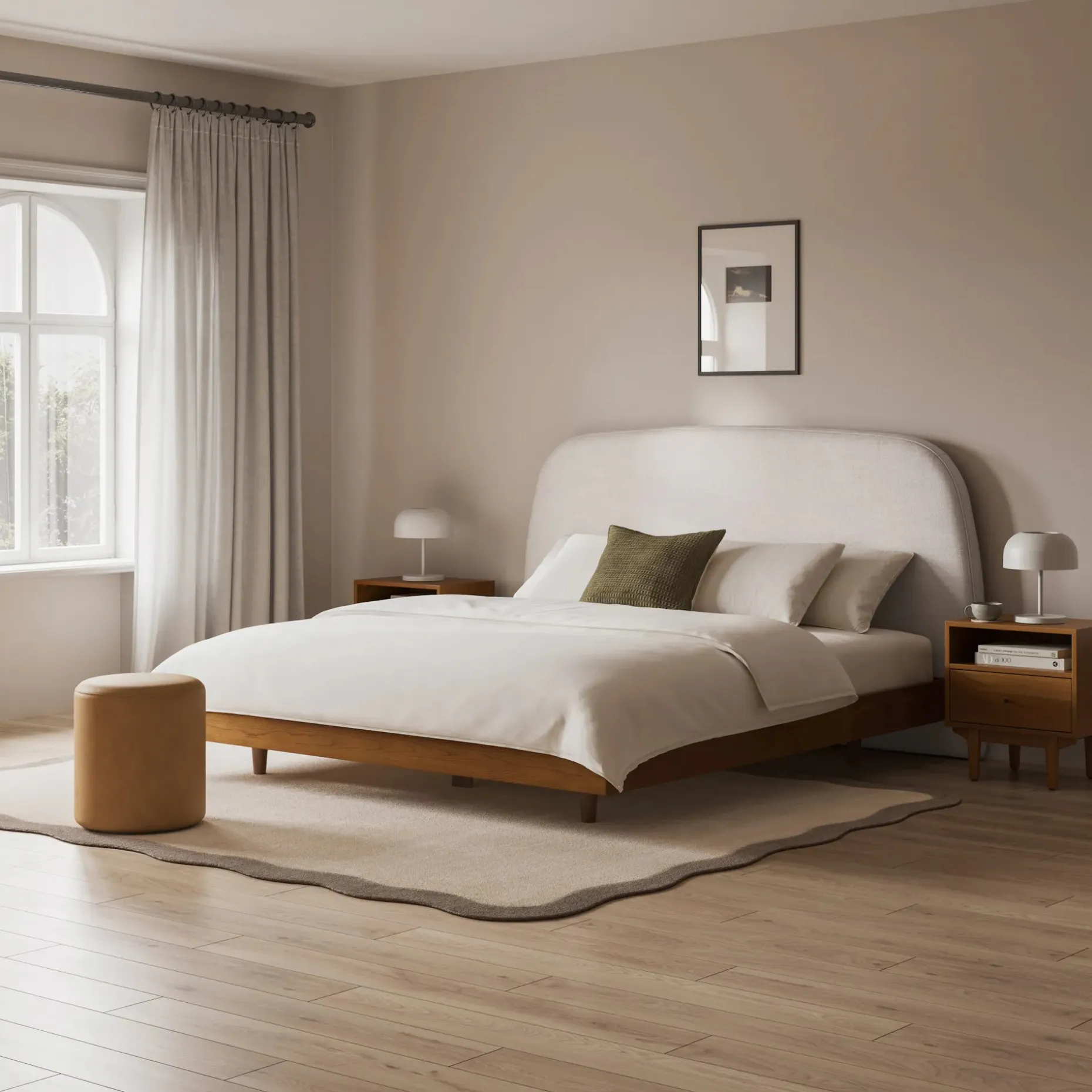 Kaleo King Headboard - Clay Taupe