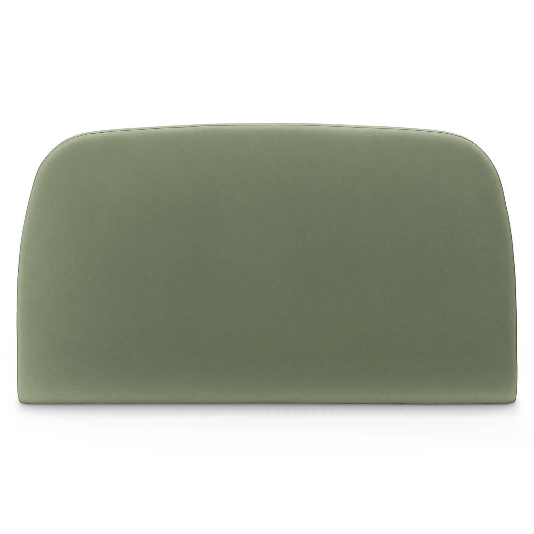 Kaleo King Velvet Headboard - Plush Pacific Sage