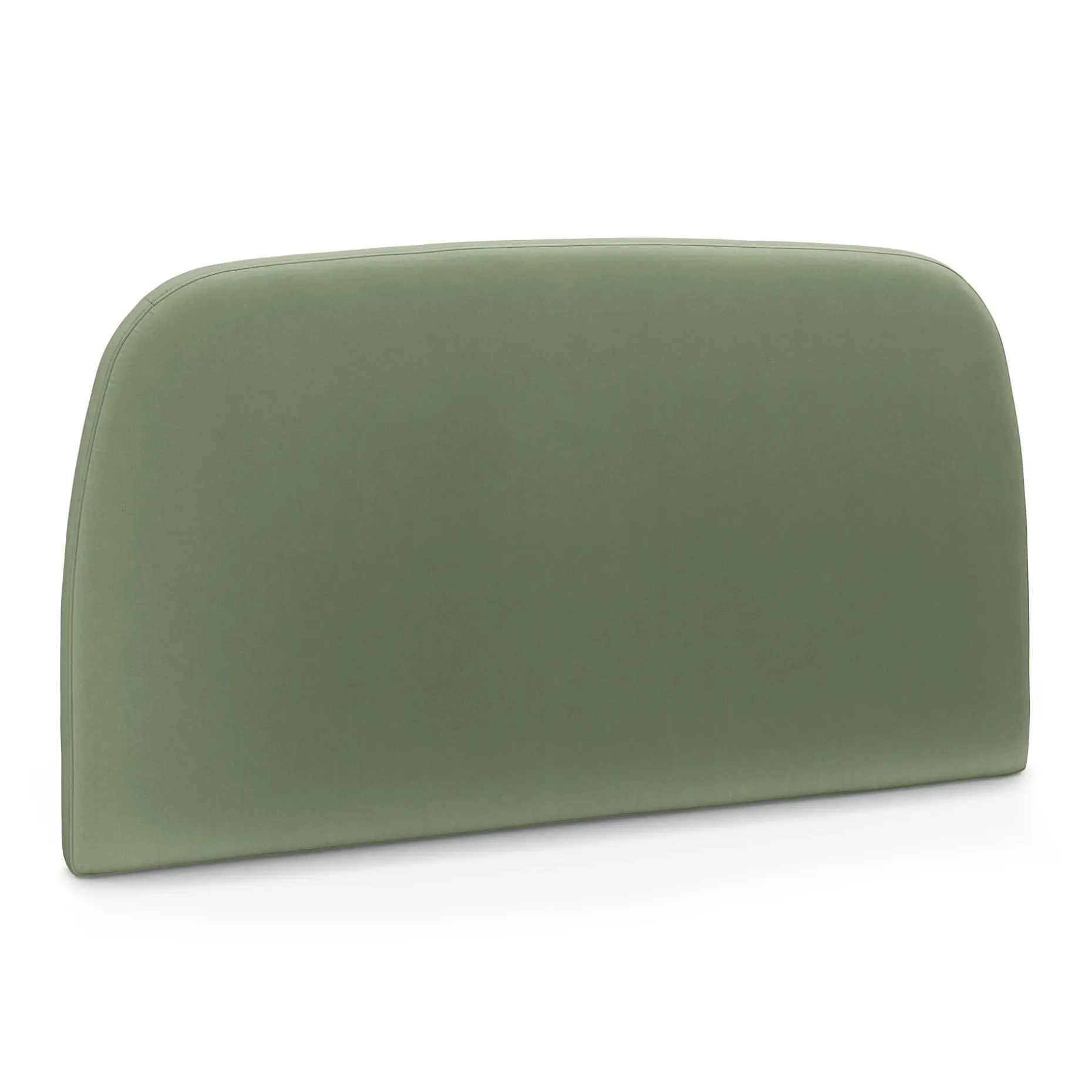 Kaleo King Velvet Headboard - Plush Pacific Sage